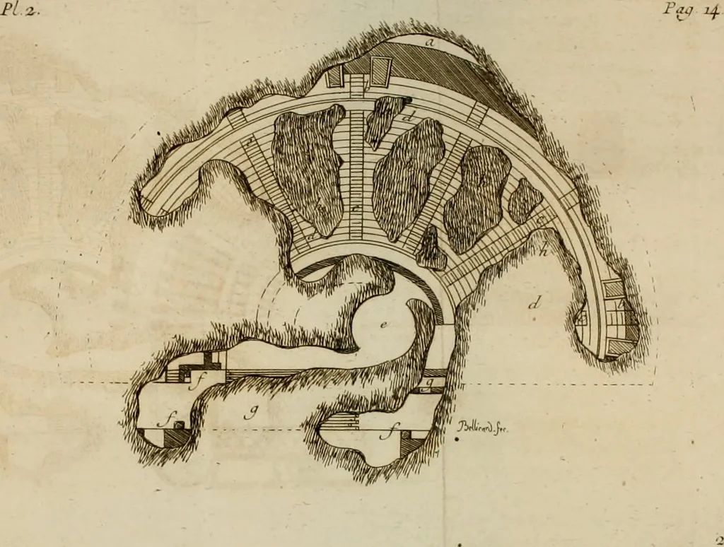An illustration from Observations sur les antiquités de la ville d'Herculanum : avec quelques réflexions sur la peinture & la sculpture des anciens & une courte description de quelques antiquités des environs de Naples, 1754, leaf 56