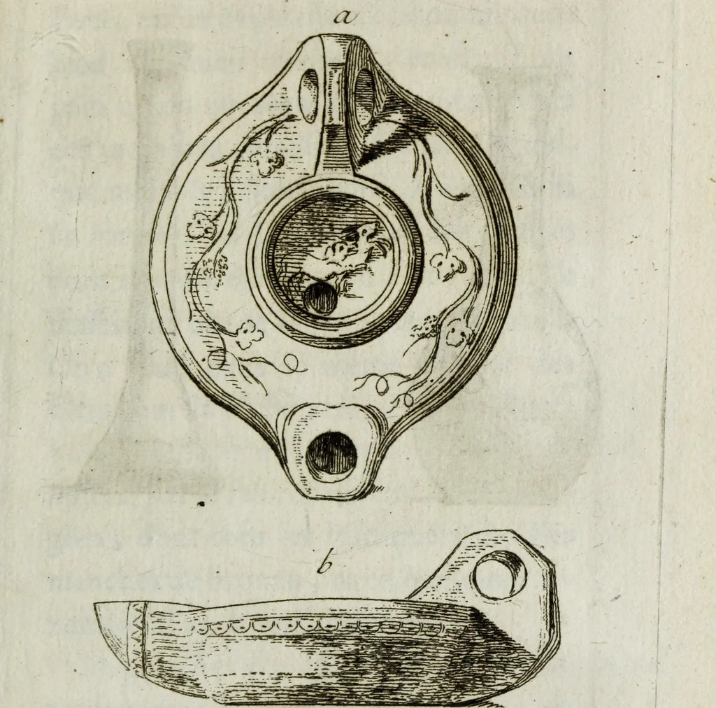 An illustration from Observations sur les antiquités de la ville d'Herculanum : avec quelques réflexions sur la peinture & la sculpture des anciens & une courte description de quelques antiquités des environs de Naples, 1754, leaf 78