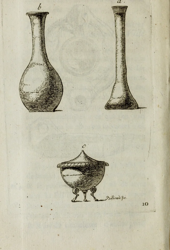An illustration from Observations sur les antiquités de la ville d'Herculanum : avec quelques réflexions sur la peinture & la sculpture des anciens & une courte description de quelques antiquités des environs de Naples, 1754, leaf 79