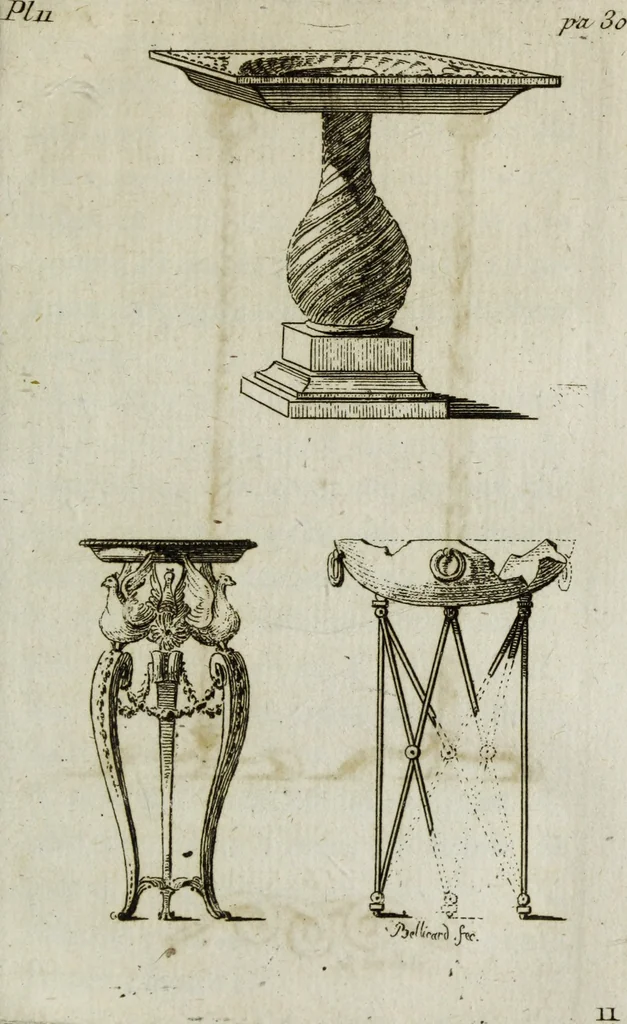 An illustration from Observations sur les antiquités de la ville d'Herculanum : avec quelques réflexions sur la peinture & la sculpture des anciens & une courte description de quelques antiquités des environs de Naples, 1754, leaf 82