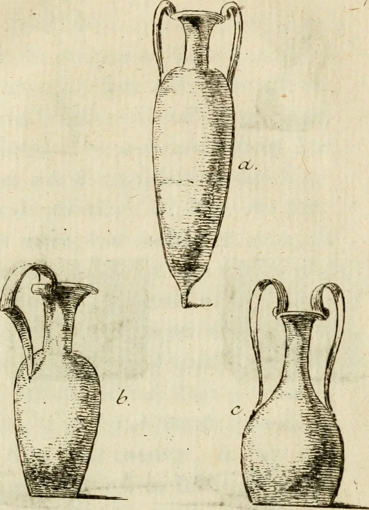 An illustration from Observations sur les antiquités d'Herculanum : avec quelques réflexions sur la peinture & la sculpture des anciens; & une courte description de plusieurs antiquités des environs de Naples, 1755, leaf 100