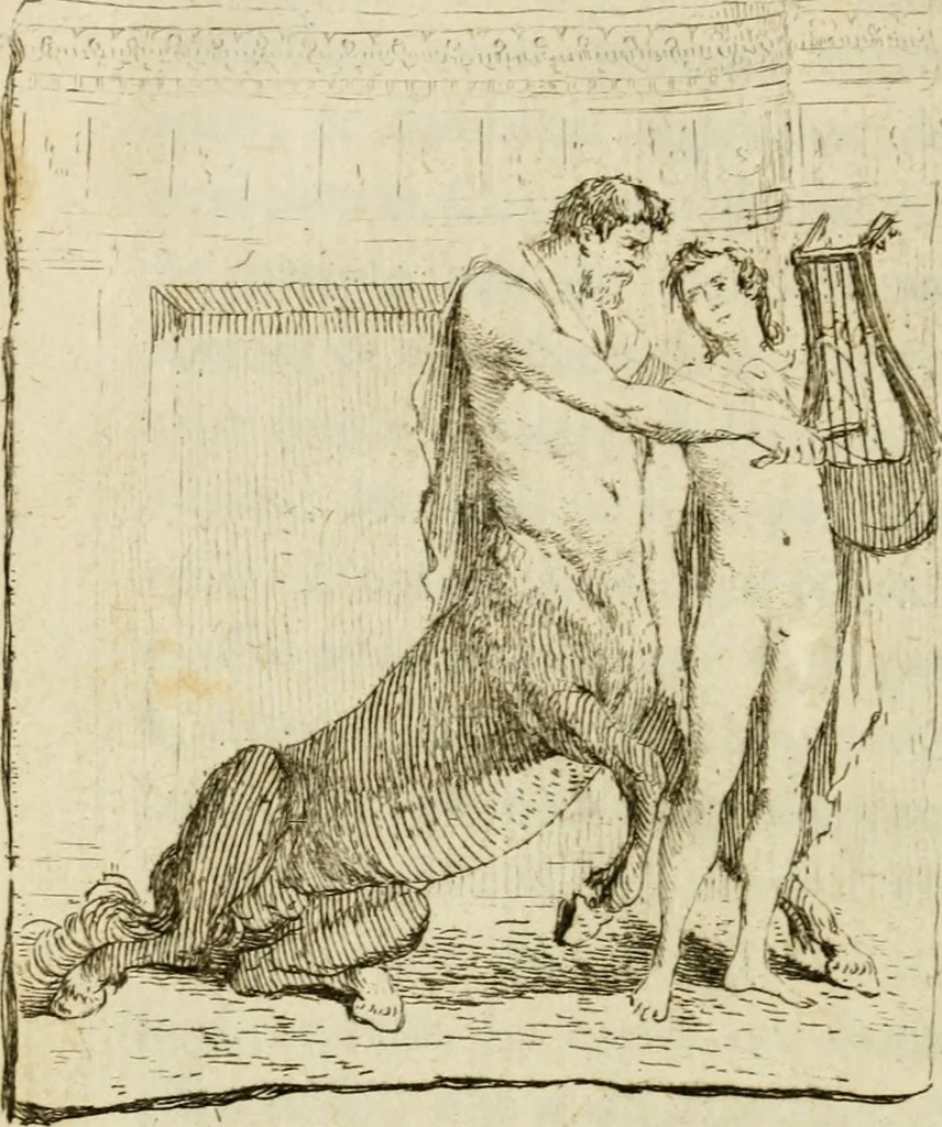 An illustration from Observations sur les antiquités d'Herculanum : avec quelques réflexions sur la peinture & la sculpture des anciens; & une courte description de plusieurs antiquités des environs de Naples, 1755, leaf 111