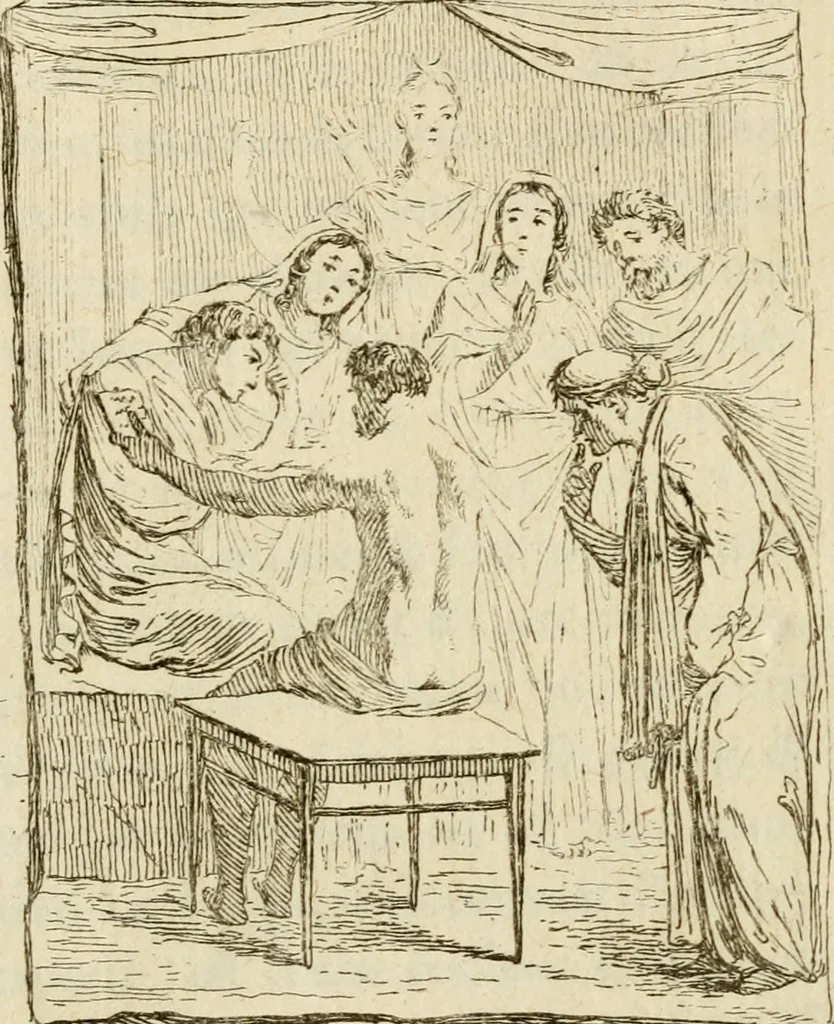 An illustration from Observations sur les antiquités d'Herculanum : avec quelques réflexions sur la peinture & la sculpture des anciens; & une courte description de plusieurs antiquités des environs de Naples, 1755, leaf 114