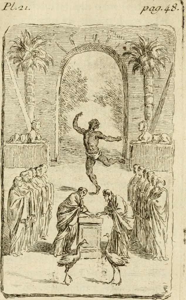 An illustration from Observations sur les antiquités d'Herculanum : avec quelques réflexions sur la peinture & la sculpture des anciens; & une courte description de plusieurs antiquités des environs de Naples, 1755, leaf 126