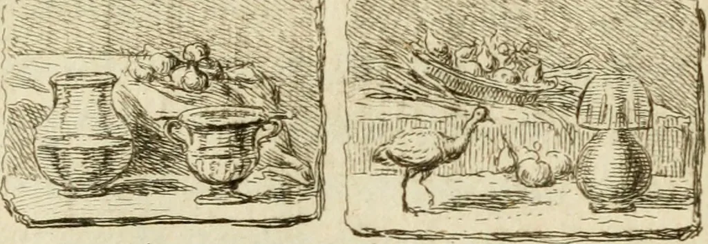 An illustration from Observations sur les antiquités d'Herculanum : avec quelques réflexions sur la peinture & la sculpture des anciens; & une courte description de plusieurs antiquités des environs de Naples, 1755, leaf 130