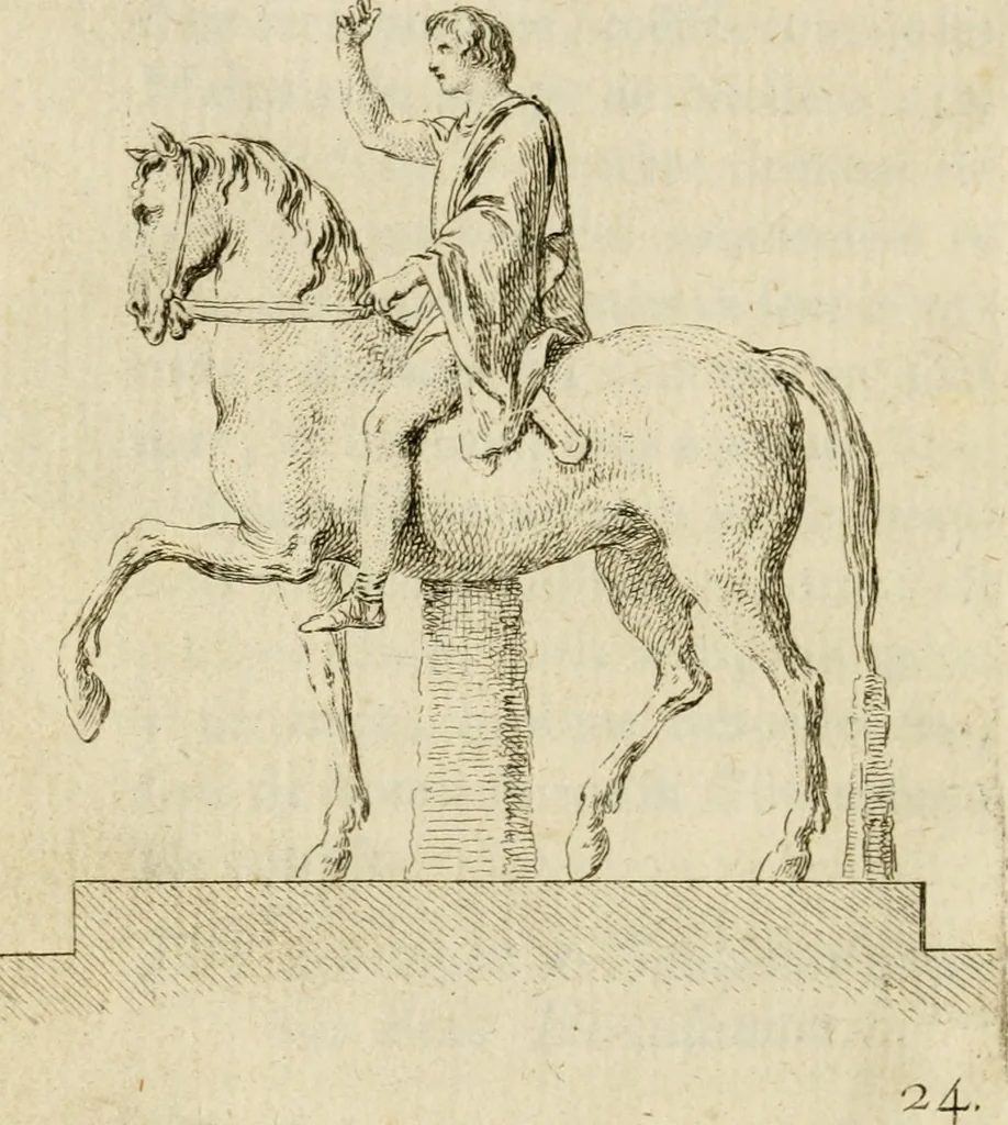 An illustration from Observations sur les antiquités d'Herculanum : avec quelques réflexions sur la peinture & la sculpture des anciens; & une courte description de plusieurs antiquités des environs de Naples, 1755, leaf 141