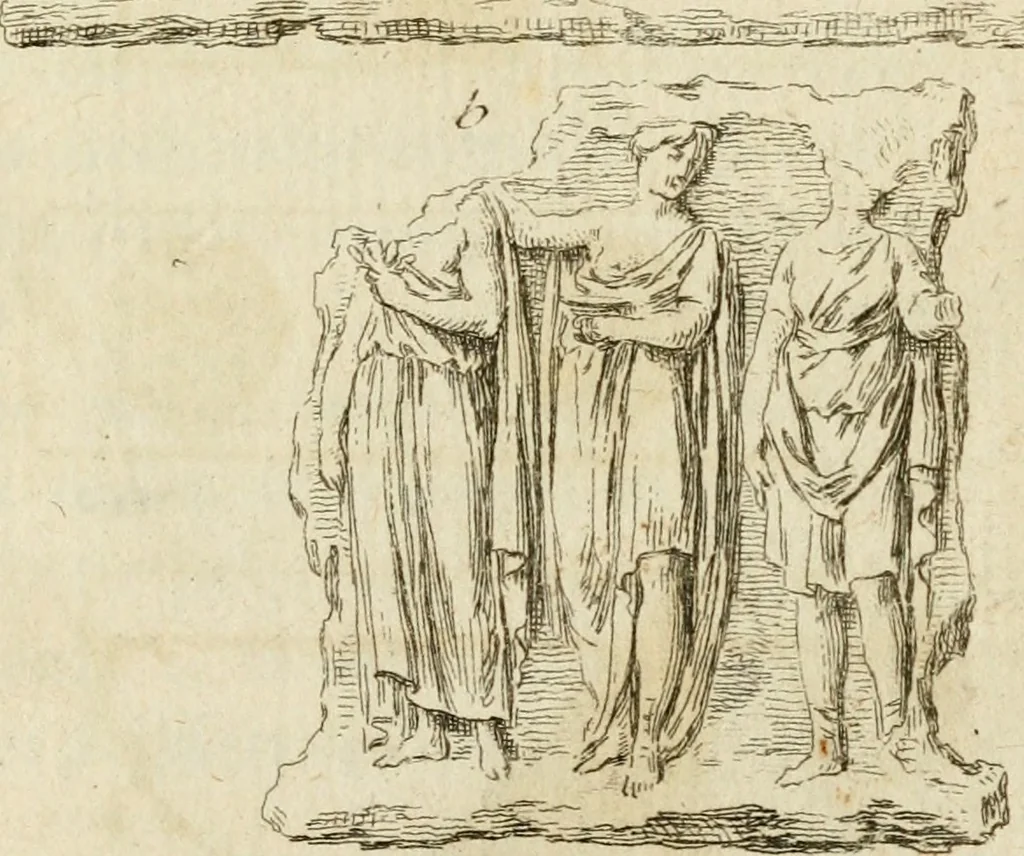 An illustration from Observations sur les antiquités d'Herculanum : avec quelques réflexions sur la peinture & la sculpture des anciens; & une courte description de plusieurs antiquités des environs de Naples, 1755, leaf 176