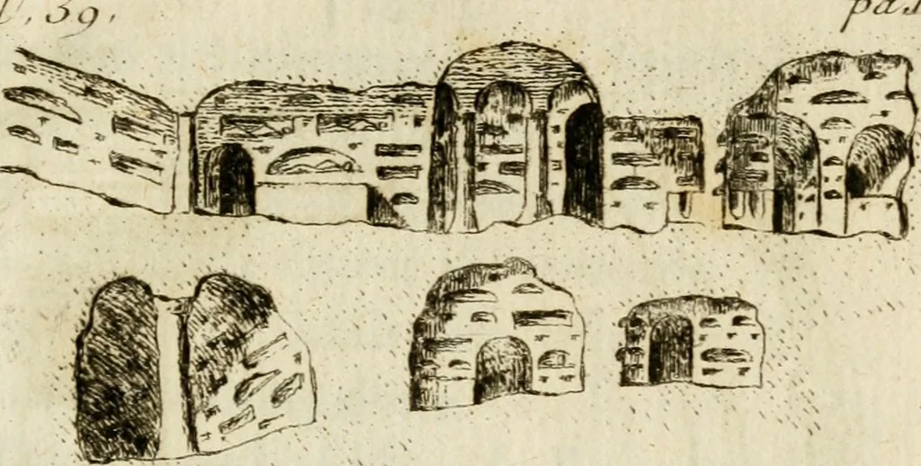 An illustration from Observations sur les antiquités d'Herculanum : avec quelques réflexions sur la peinture & la sculpture des anciens; & une courte description de plusieurs antiquités des environs de Naples, 1755, leaf 212