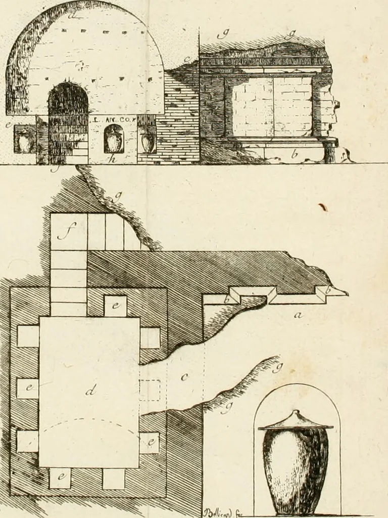 An illustration from Observations sur les antiquités d'Herculanum : avec quelques réflexions sur la peinture & la sculpture des anciens; & une courte description de plusieurs antiquités des environs de Naples, 1755, leaf 85