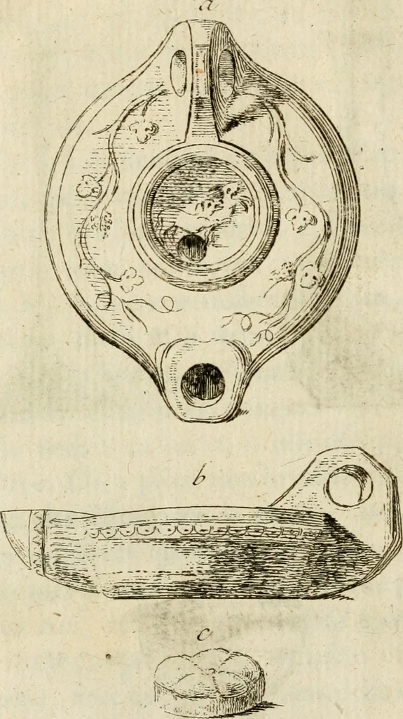 An illustration from Observations sur les antiquités d'Herculanum : avec quelques réflexions sur la peinture & la sculpture des anciens; & une courte description de plusieurs antiquités des environs de Naples, 1755, leaf 92