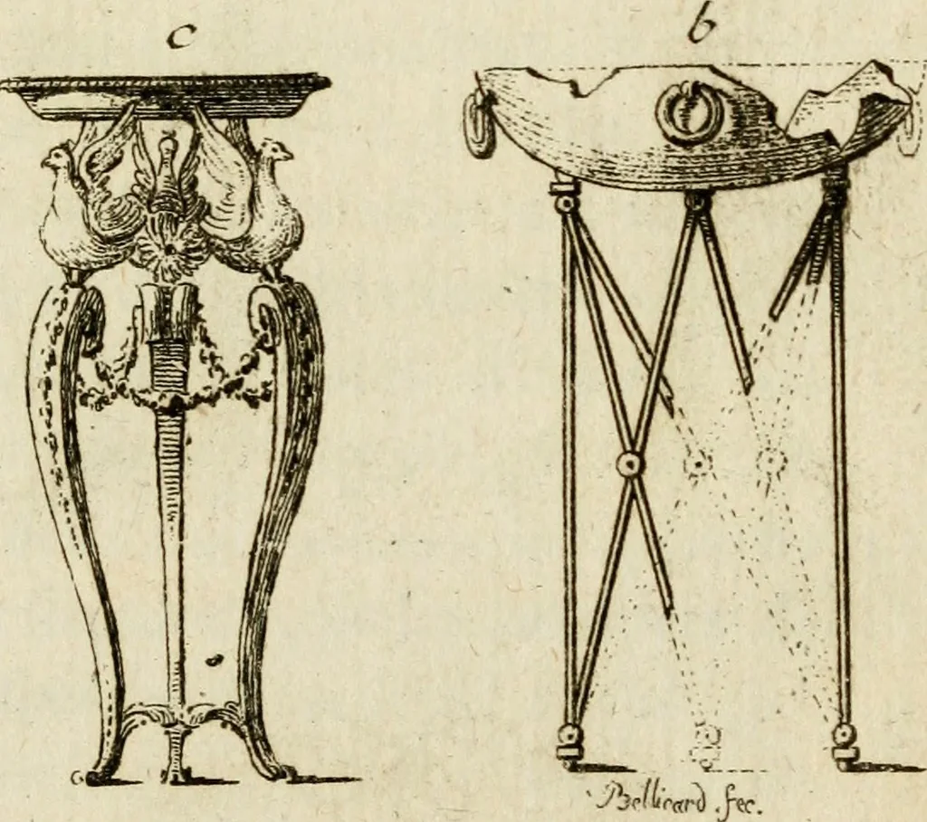 An illustration from Observations sur les antiquités d'Herculanum : avec quelques réflexions sur la peinture & la sculpture des anciens; & une courte description de plusieurs antiquités des environs de Naples, 1755, leaf 96