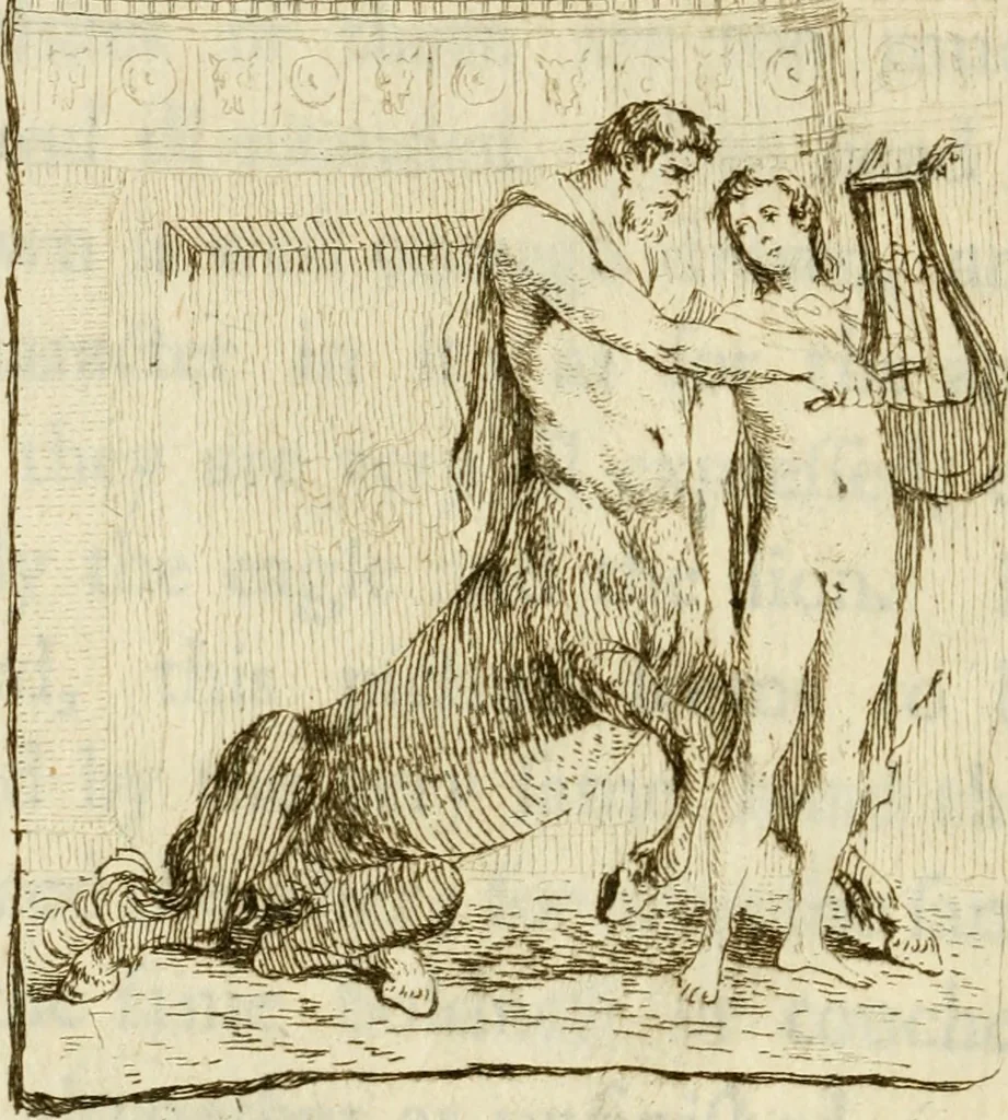 An illustration from Observations upon the antiquities of the town of Herculaneum, discovered at the foot of Mount Vesuvius : with some reflections on the painting and sculpture of the ancients : and a short description of the antiquities in the neighbourhood of Naples, 1754, leaf 109