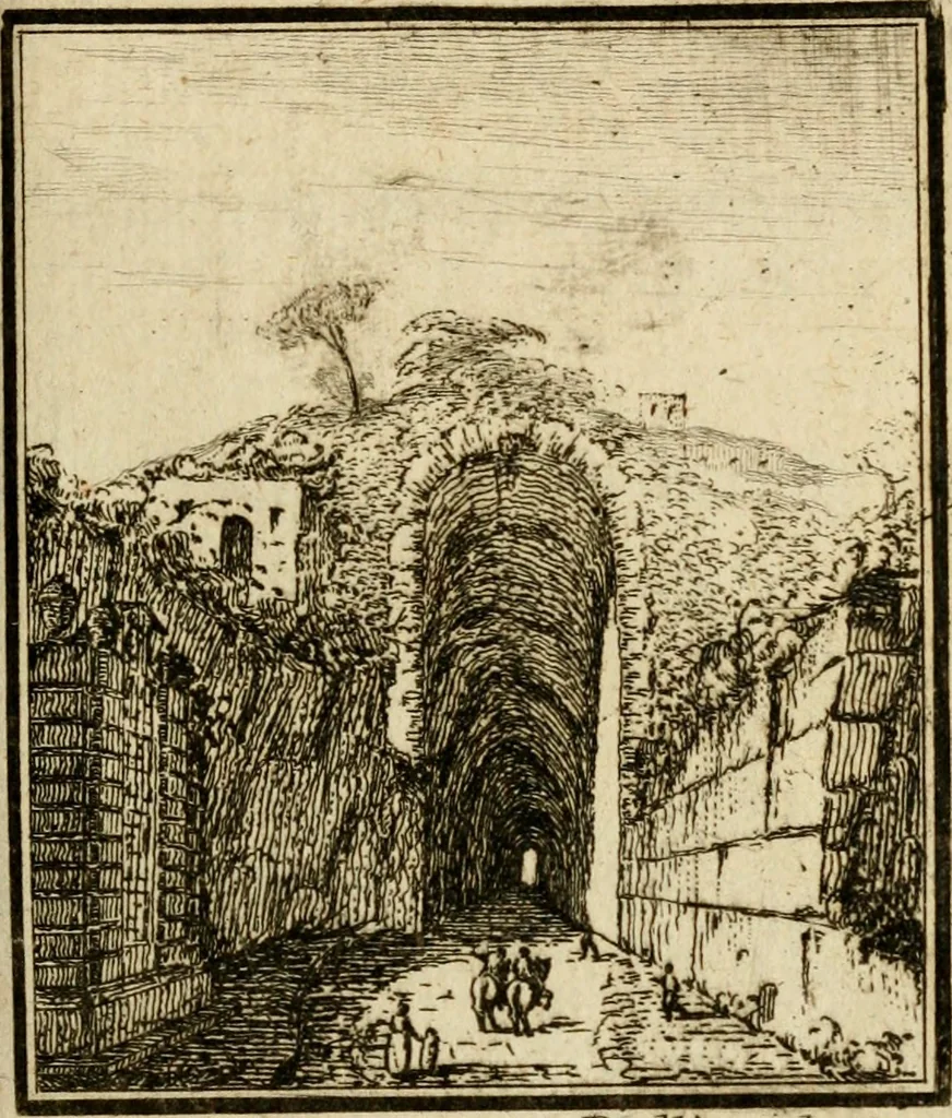 An illustration from Observations upon the antiquities of the town of Herculaneum, discovered at the foot of Mount Vesuvius : with some reflections on the painting and sculpture of the ancients : and a short description of the antiquities in the neighbourhood of Naples, 1754, leaf 182