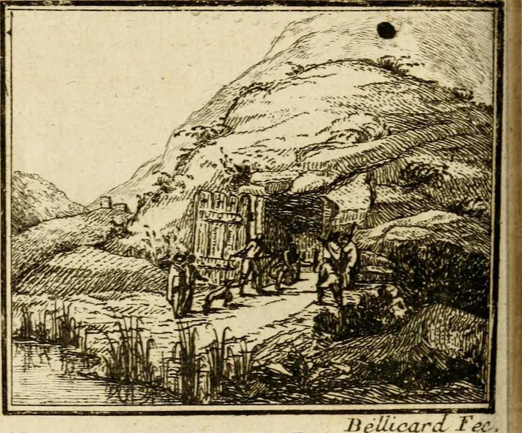 An illustration from Observations upon the antiquities of the town of Herculaneum, discovered at the foot of Mount Vesuvius : with some reflections on the painting and sculpture of the ancients : and a short description of the antiquities in the neighbourhood of Naples, 1754, leaf 185