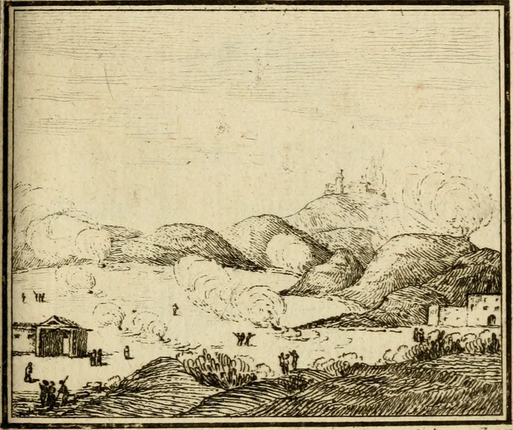 An illustration from Observations upon the antiquities of the town of Herculaneum, discovered at the foot of Mount Vesuvius : with some reflections on the painting and sculpture of the ancients : and a short description of the antiquities in the neighbourhood of Naples, 1754, leaf 188