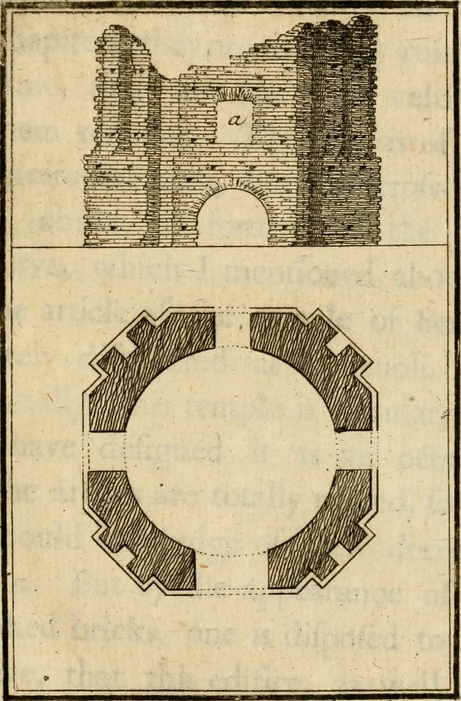 An illustration from Observations upon the antiquities of the town of Herculaneum, discovered at the foot of Mount Vesuvius : with some reflections on the painting and sculpture of the ancients : and a short description of the antiquities in the neighbourhood of Naples, 1754, leaf 224