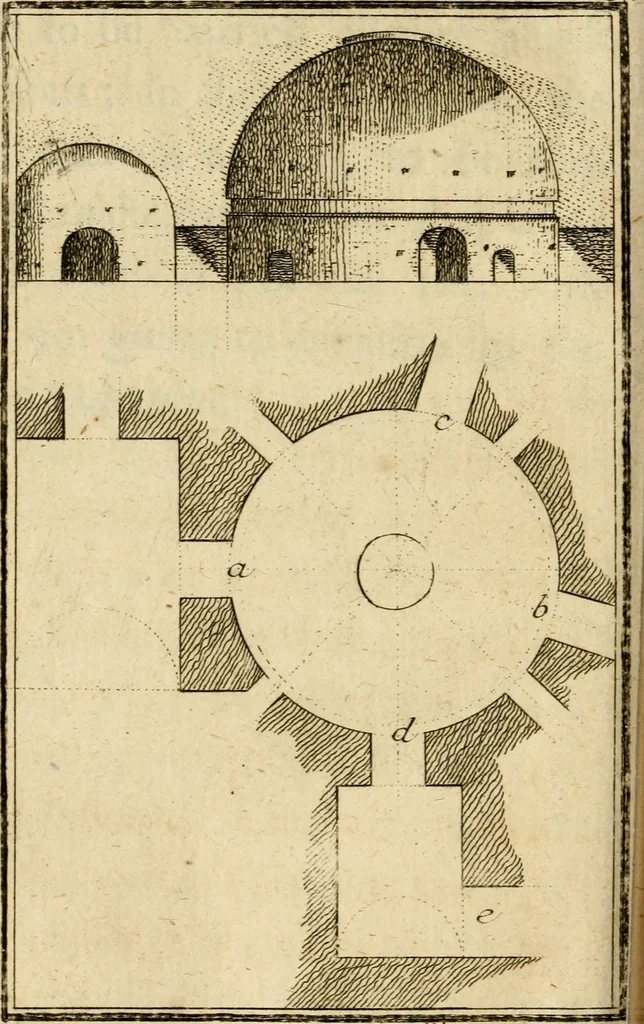 An illustration from Observations upon the antiquities of the town of Herculaneum, discovered at the foot of Mount Vesuvius : with some reflections on the painting and sculpture of the ancients : and a short description of the antiquities in the neighbourhood of Naples, 1754, leaf 229