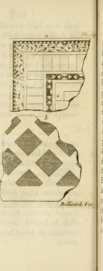 An illustration from Observations upon the antiquities of the town of Herculaneum, discovered at the foot of Mount Vesuvius : with some reflections on the painting and sculpture of the ancients : and a short description of the antiquities in the neighbourhood of Naples, 1754, leaf 69