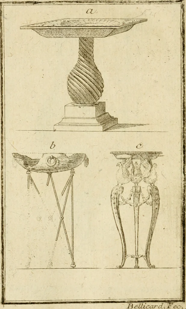 An illustration from Observations upon the antiquities of the town of Herculaneum, discovered at the foot of Mount Vesuvius : with some reflections on the painting and sculpture of the ancients : and a short description of the antiquities in the neighbourhood of Naples, 1754, leaf 85