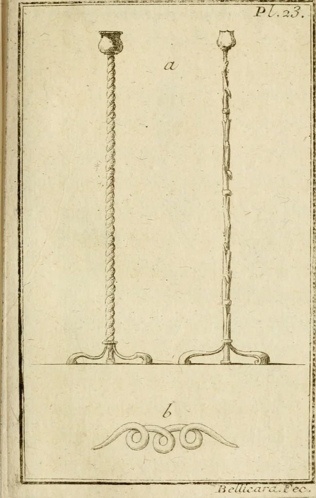 An illustration from Observations upon the antiquities of the town of Herculaneum, discovered at the foot of Mount Vesuvius : with some reflections on the painting and sculpture of the ancients : and a short description of the antiquities in the neighbourhood of Naples, 1754, leaf 88