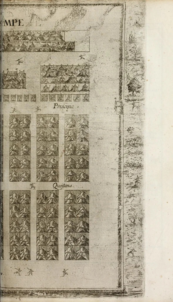 An illustration from Observations vpon Caesars comentaries, 1609, leaf 121