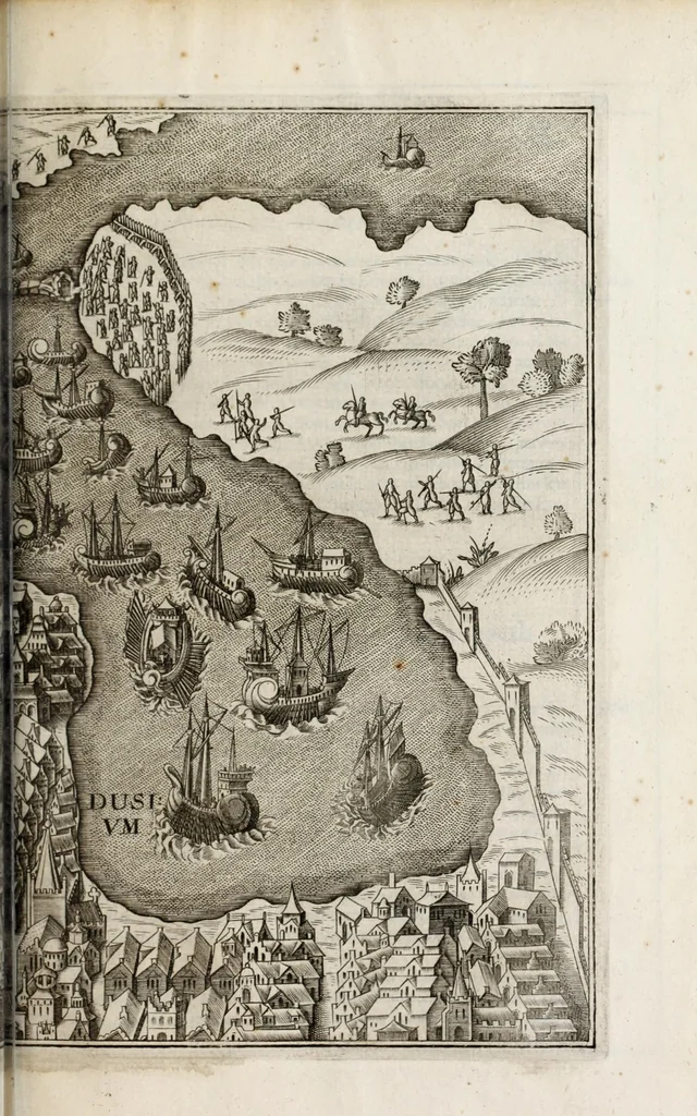 An illustration from Observations vpon Caesars comentaries, 1609, leaf 289