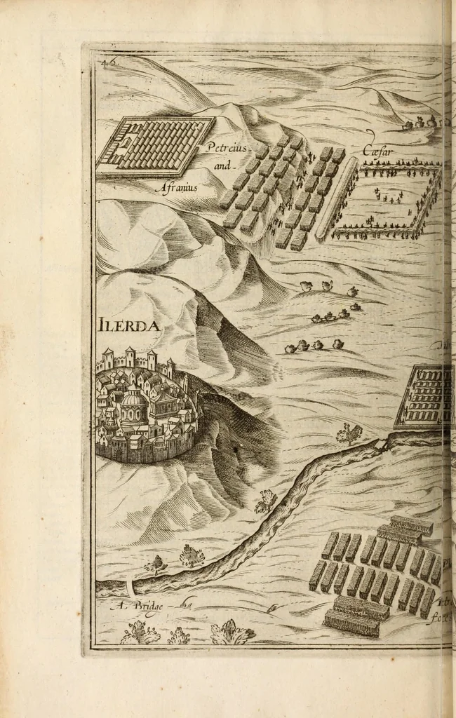 An illustration from Observations vpon Caesars comentaries, 1609, leaf 302