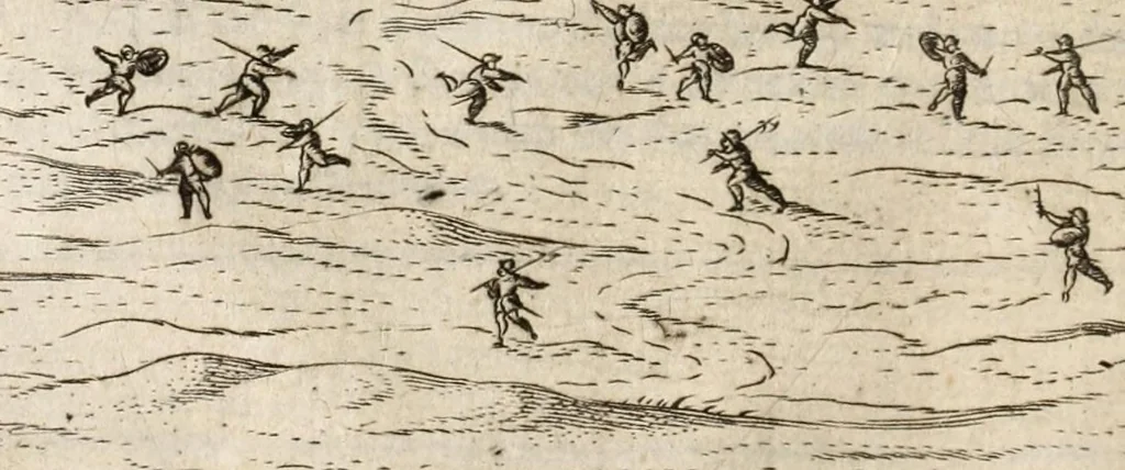 An illustration from Observations vpon Caesars comentaries, 1609, leaf 38