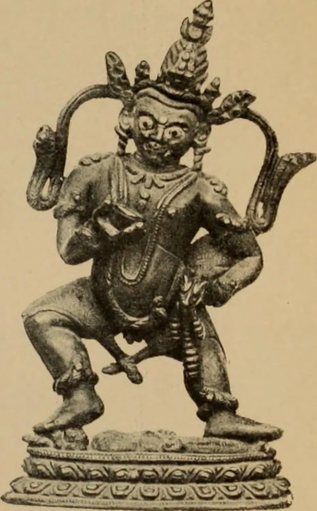 An illustration from Obzor sobraniia predmetov lamaskago kul'ta kn. .. Ukhtomskago, 1905, leaf 160