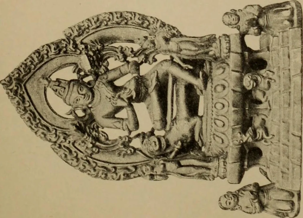 An illustration from Obzor sobraniia predmetov lamaskago kul'ta kn. .. Ukhtomskago, 1905, leaf 160