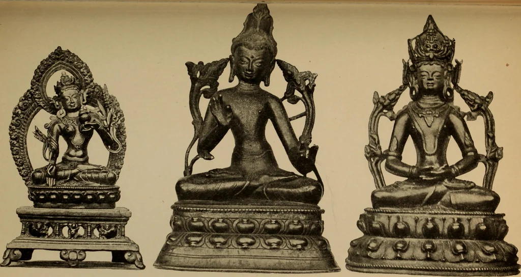 An illustration from Obzor sobraniia predmetov lamaskago kul'ta kn. .. Ukhtomskago, 1905, leaf 164