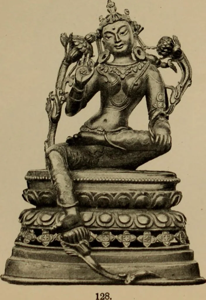 An illustration from Obzor sobraniia predmetov lamaskago kul'ta kn. .. Ukhtomskago, 1905, leaf 166