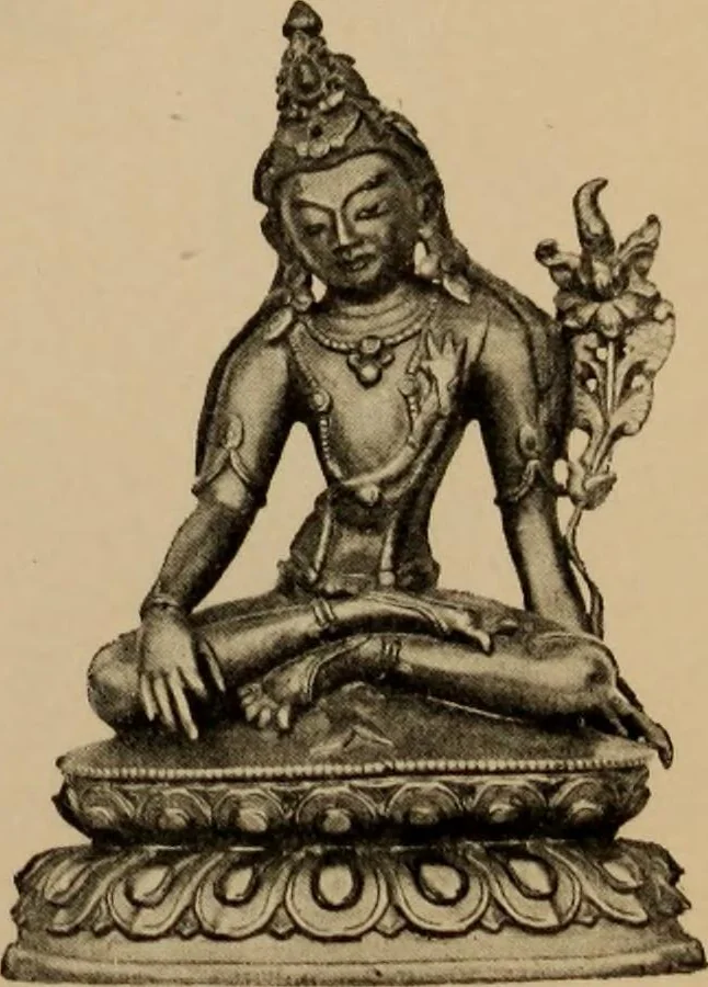 An illustration from Obzor sobraniia predmetov lamaskago kul'ta kn. .. Ukhtomskago, 1905, leaf 170
