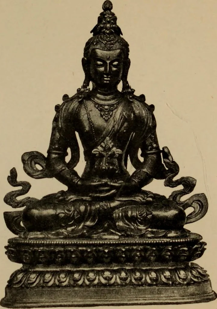 An illustration from Obzor sobraniia predmetov lamaskago kul'ta kn. .. Ukhtomskago, 1905, leaf 170