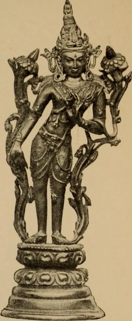 An illustration from Obzor sobraniia predmetov lamaskago kul'ta kn. .. Ukhtomskago, 1905, leaf 172