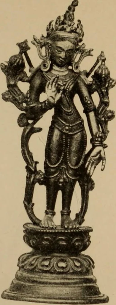 An illustration from Obzor sobraniia predmetov lamaskago kul'ta kn. .. Ukhtomskago, 1905, leaf 172