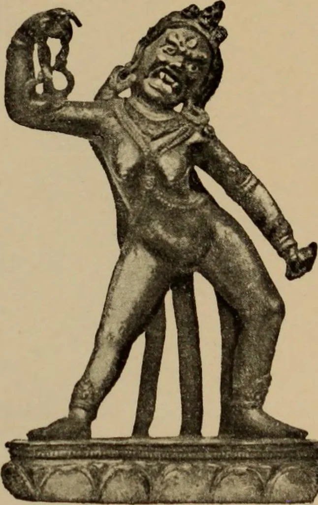 An illustration from Obzor sobraniia predmetov lamaskago kul'ta kn. .. Ukhtomskago, 1905, leaf 174