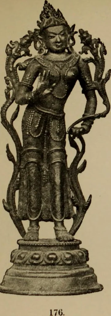 An illustration from Obzor sobraniia predmetov lamaskago kul'ta kn. .. Ukhtomskago, 1905, leaf 174