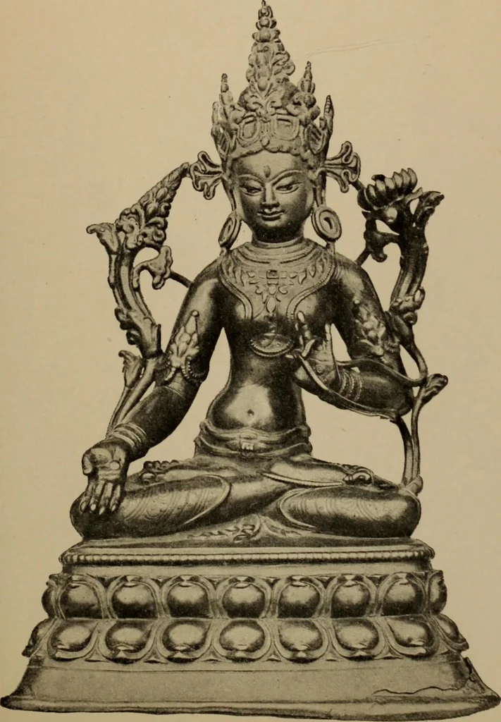 An illustration from Obzor sobraniia predmetov lamaskago kul'ta kn. .. Ukhtomskago, 1905, leaf 176