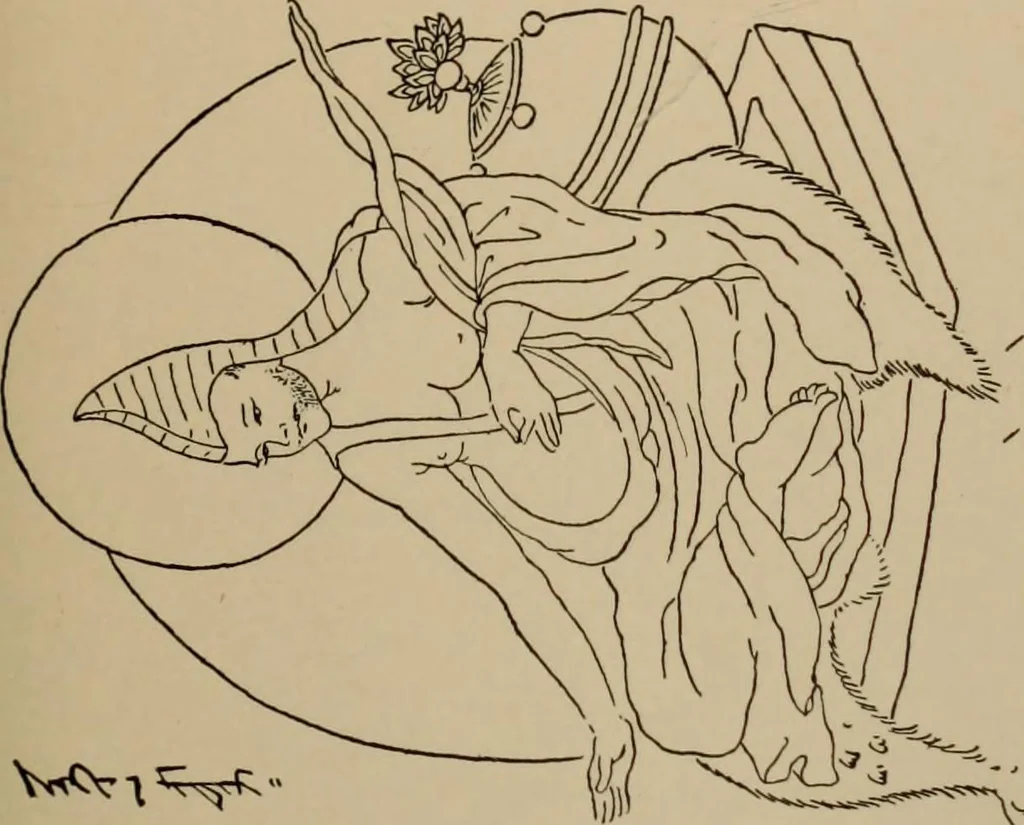 An illustration from Obzor sobraniia predmetov lamaskago kul'ta kn. .. Ukhtomskago, 1905, leaf 188