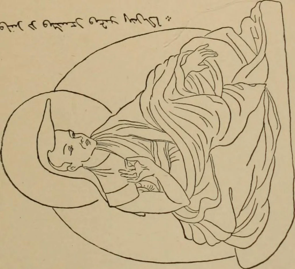 An illustration from Obzor sobraniia predmetov lamaskago kul'ta kn. .. Ukhtomskago, 1905, leaf 190