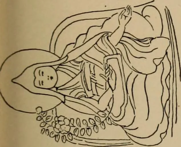 An illustration from Obzor sobraniia predmetov lamaskago kul'ta kn. .. Ukhtomskago, 1905, leaf 196