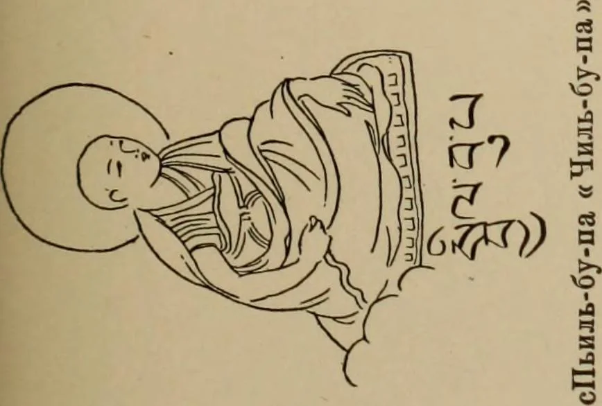 An illustration from Obzor sobraniia predmetov lamaskago kul'ta kn. .. Ukhtomskago, 1905, leaf 200