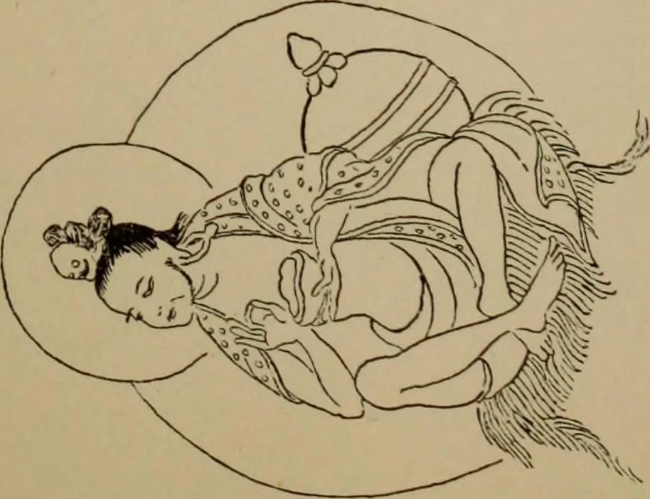 An illustration from Obzor sobraniia predmetov lamaskago kul'ta kn. .. Ukhtomskago, 1905, leaf 206