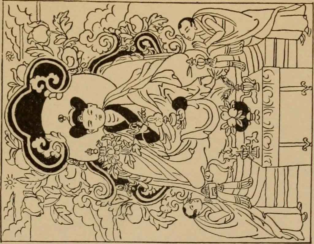 An illustration from Obzor sobraniia predmetov lamaskago kul'ta kn. .. Ukhtomskago, 1905, leaf 212