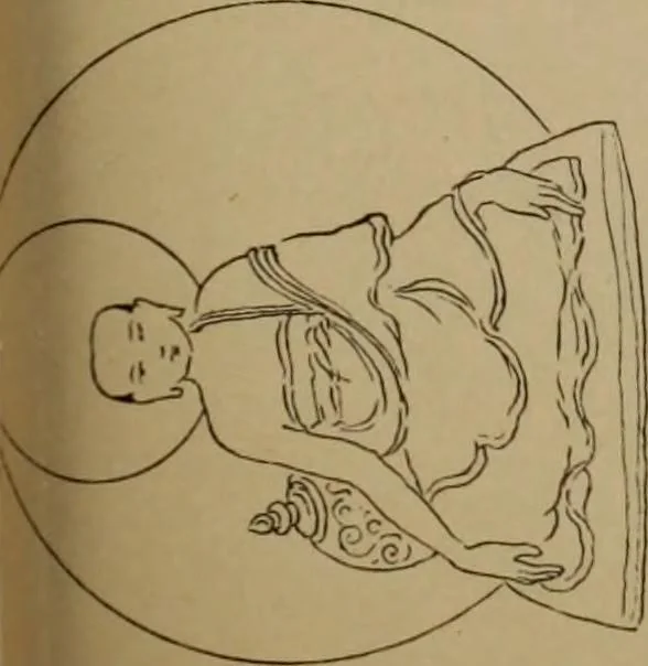 An illustration from Obzor sobraniia predmetov lamaskago kul'ta kn. .. Ukhtomskago, 1905, leaf 216