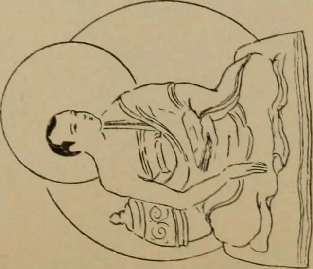 An illustration from Obzor sobraniia predmetov lamaskago kul'ta kn. .. Ukhtomskago, 1905, leaf 216