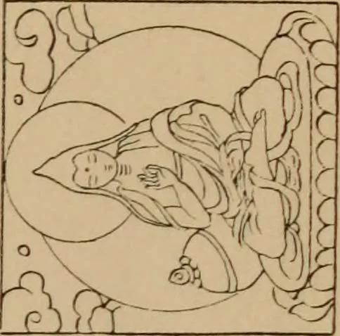 An illustration from Obzor sobraniia predmetov lamaskago kul'ta kn. .. Ukhtomskago, 1905, leaf 218