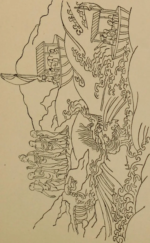 An illustration from Obzor sobraniia predmetov lamaskago kul'ta kn. .. Ukhtomskago, 1905, leaf 220