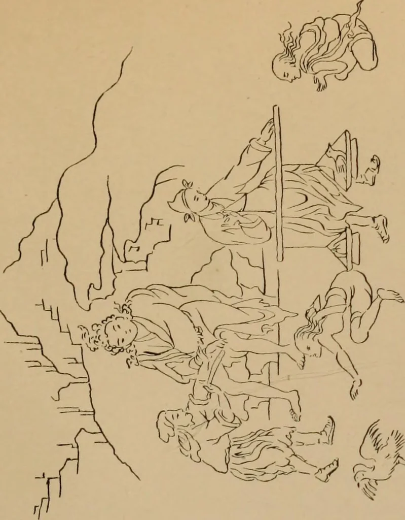 An illustration from Obzor sobraniia predmetov lamaskago kul'ta kn. .. Ukhtomskago, 1905, leaf 222